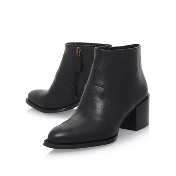 nine west black ankle boots